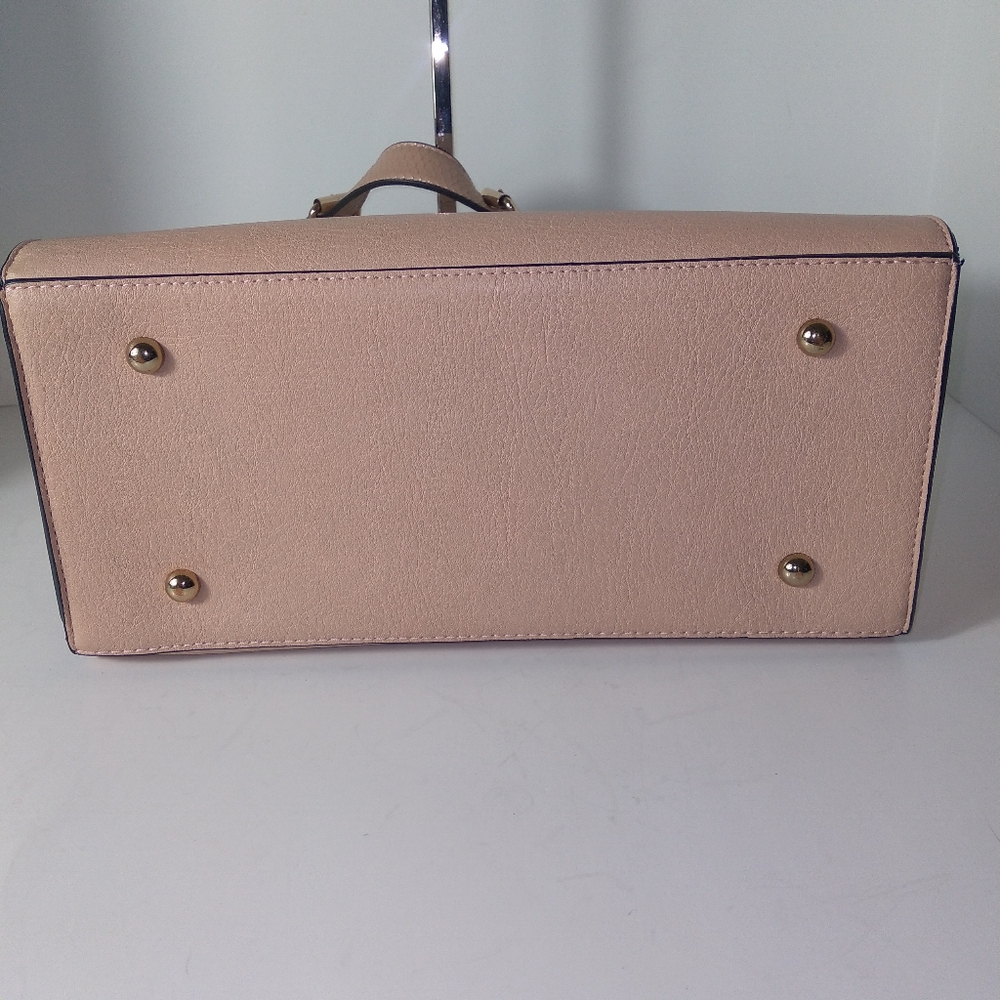 Dune London Pink/Rose Gold Faux Snakeskin Print Hand-Held Bag - Picture 11 of 17